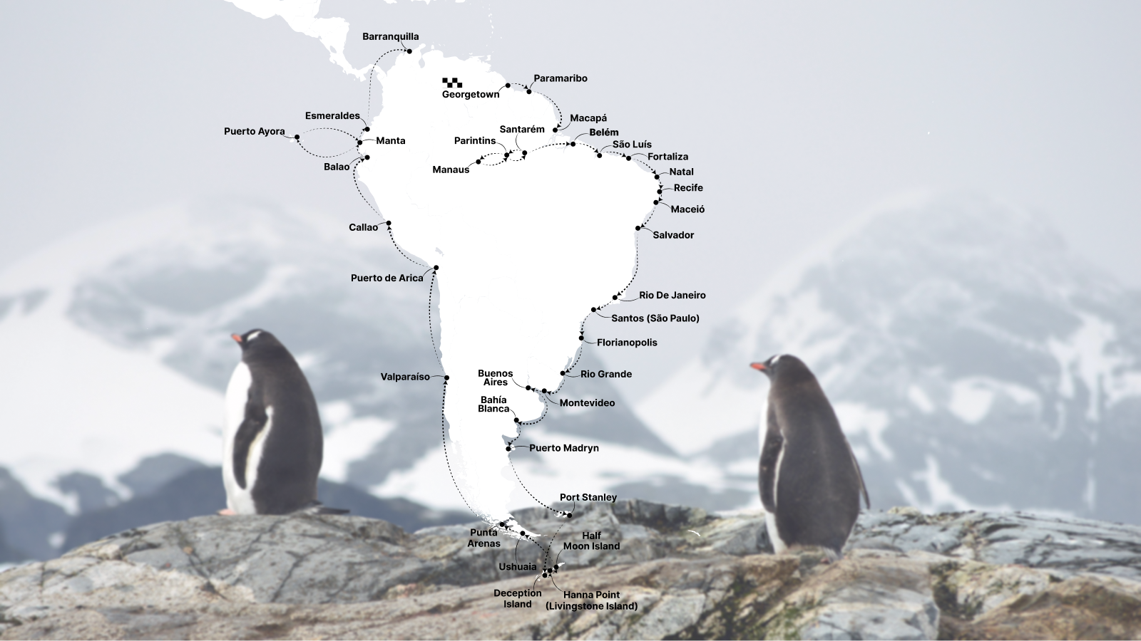    1 SOUTH AMERICA ANTARCTICA 